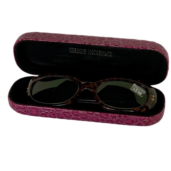 NEW Corrine McCormack Jackie 92207 Havana Gold 2.0 Readers Sunglasses - Picture 7 of 7